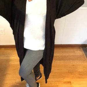 Long line cardigan duster